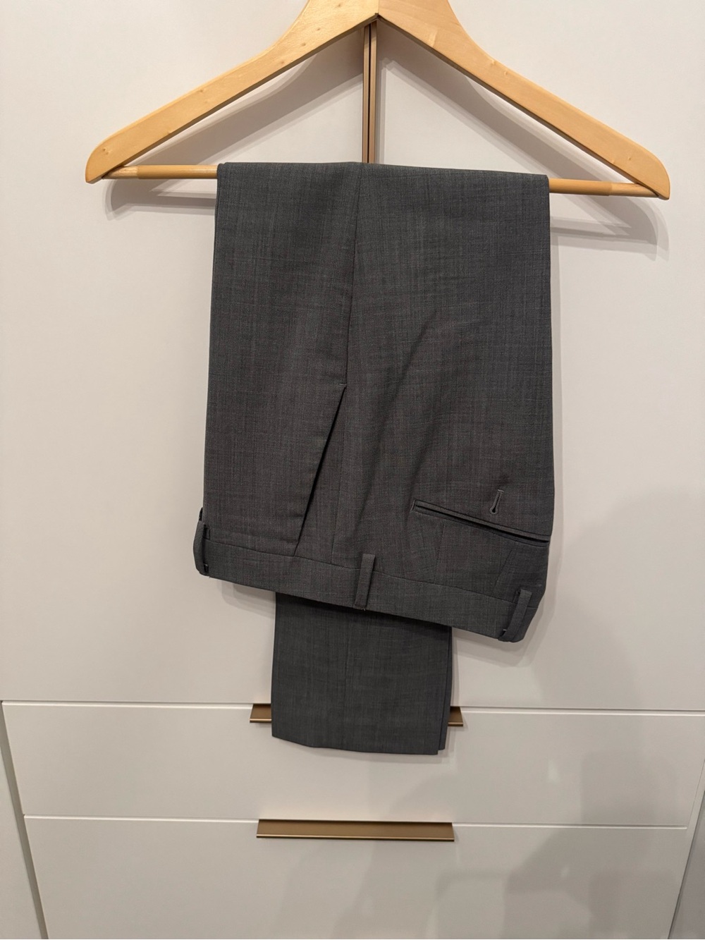 Bonobos Dark Charcoal Gray Dress Trousers